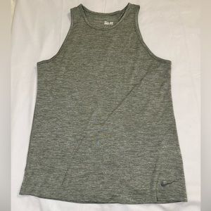 Nike Dri Fit Gray Tank Workout Top